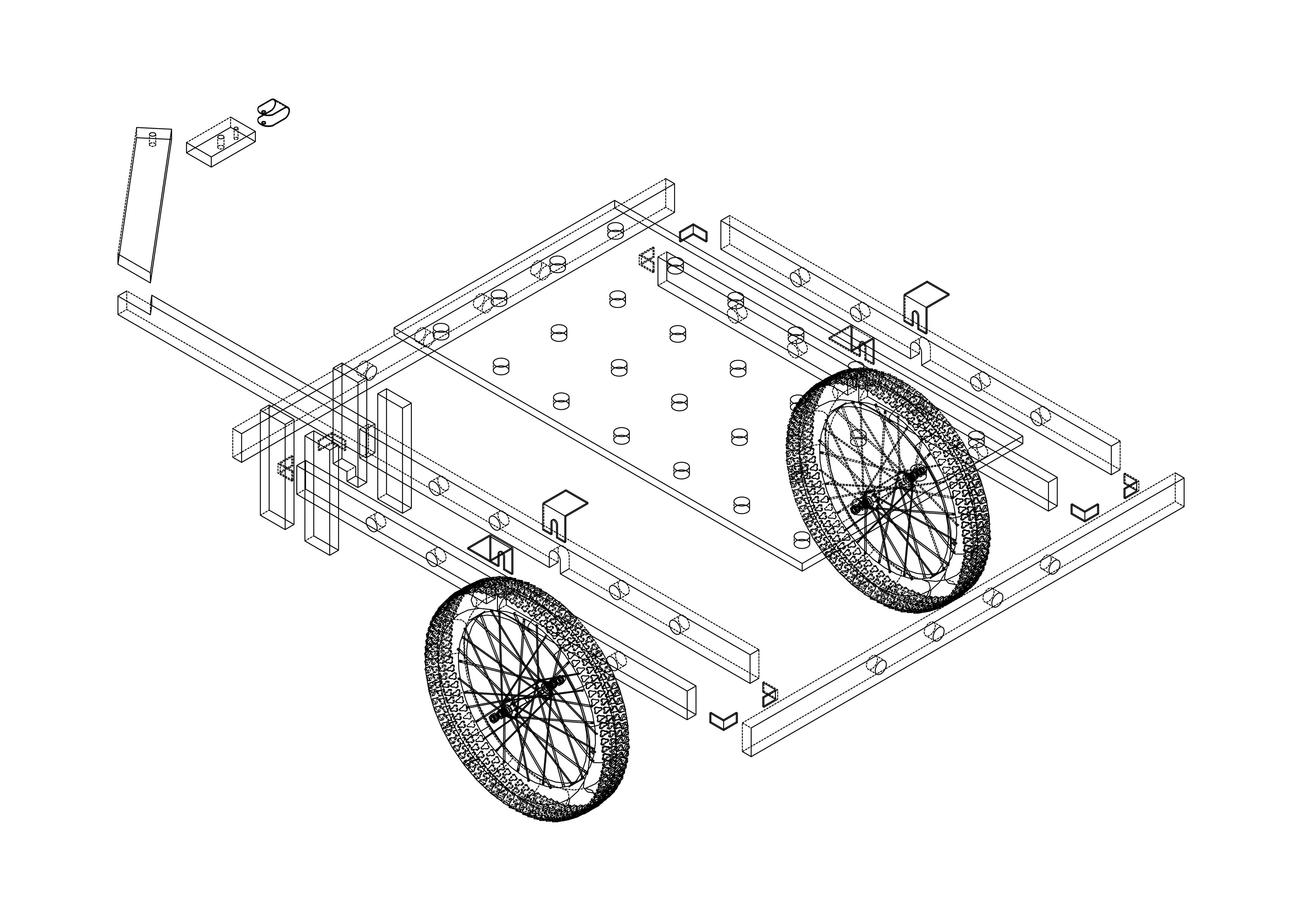Remorque pour v lo en bois - outillage simple - attache roue arri re TROLLEY-DRAWING-08.jpg