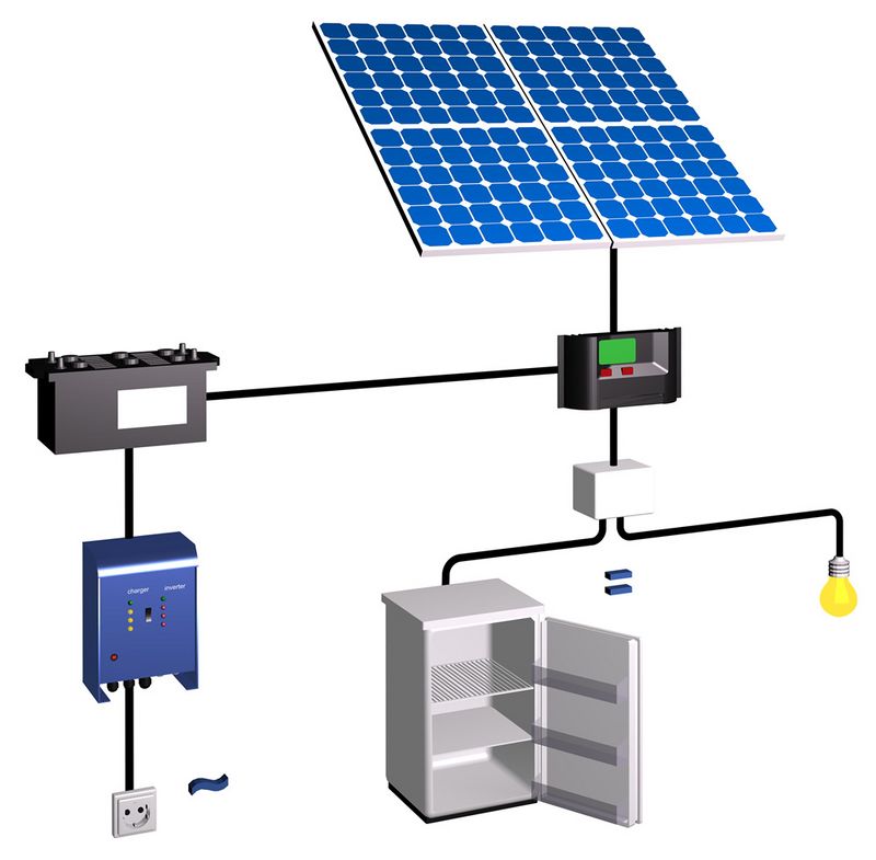 Remorque g n ratrice solaire - Syst me lectrique schema-systeme-photovoltaique-autonome-avec-batterie.jpg