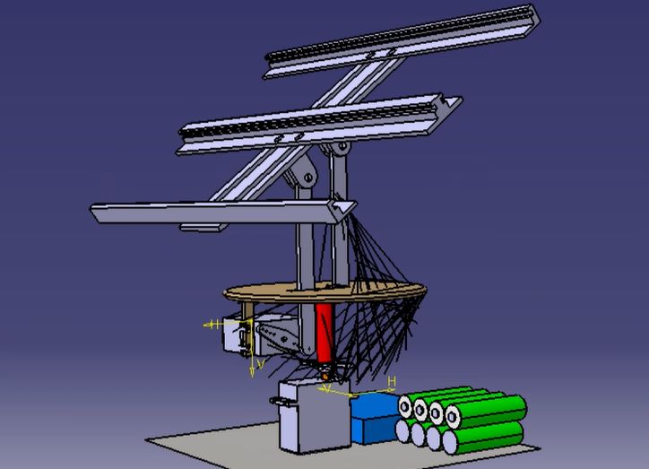 Panneau solaire orientation autonome - LE TOURNESOL Assembly 4.JPG
