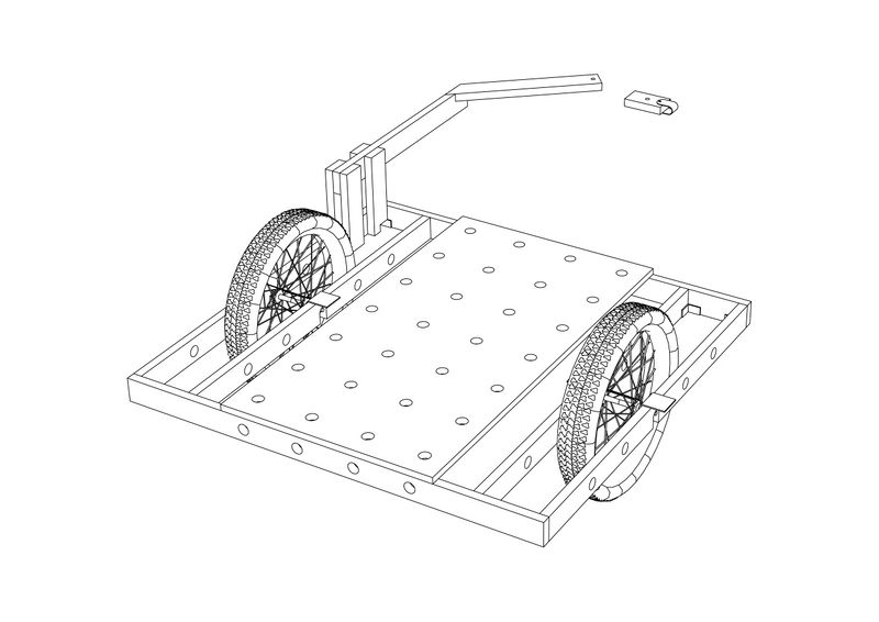 Remorque pour v lo en bois - outillage simple - attache roue arri re TROLLEY-DRAWING-09.jpg